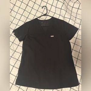 XS Figs Catarina Scrub Top(Black)